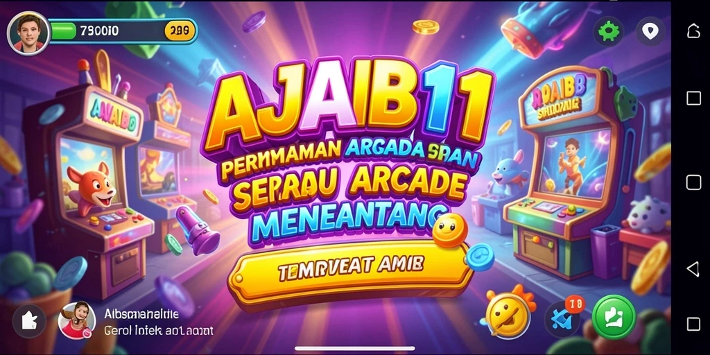 Tampilan seru dari gameplay AJAIB11 dengan aksi arcade cepat.