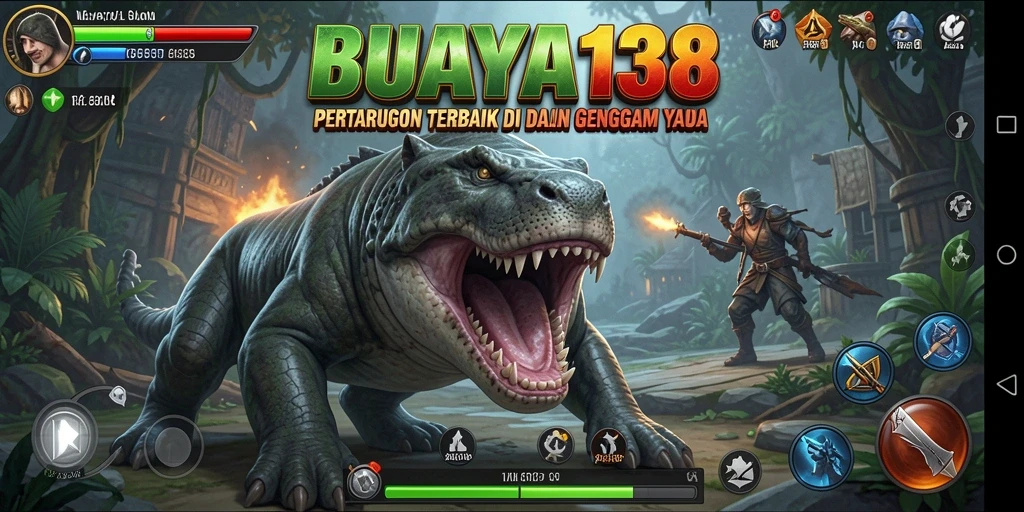 Tampilan gameplay seru dan menegangkan di BUAYA138.