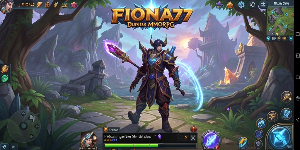 Tampilan gameplay FIONA77 yang menarik dalam dunia MMORPG.