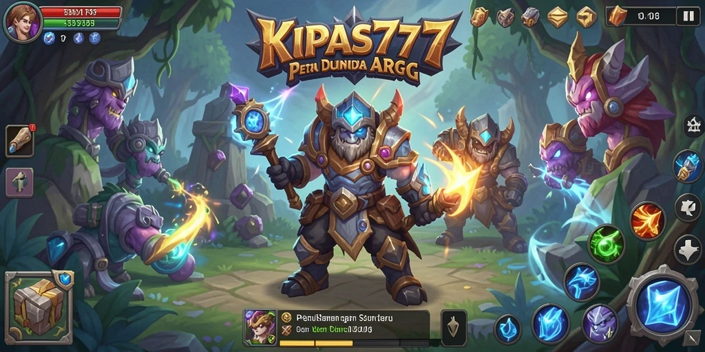 Tangkapan layar gameplay KIPAS777 menampilkan aksi pertarungan yang menegangkan.
