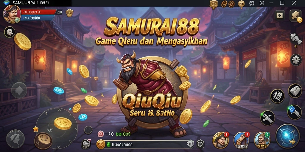 Tampilan gameplay QiuQiu yang menarik dalam SAMURAI88.