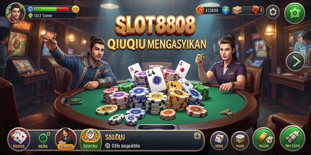 Gameplay SLOT8808 yang mendebarkan dan penuh strategi QiuQiu.