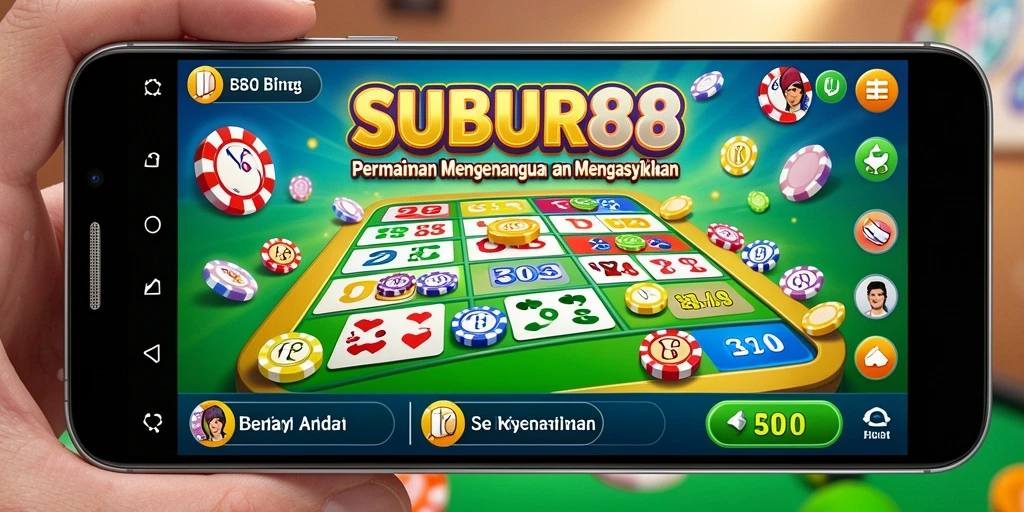 Screenshot menunjukkan gameplay Bingo yang seru dan penuh warna.