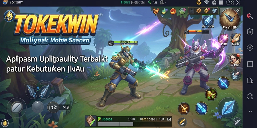 Tampilan menarik dari aplikasi TOKEKWIN yang memudahkan penggunaan.