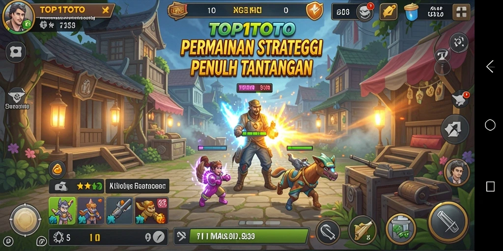 Tampilan gameplay menantang di TOP1TOTO dengan strategi mendalam.