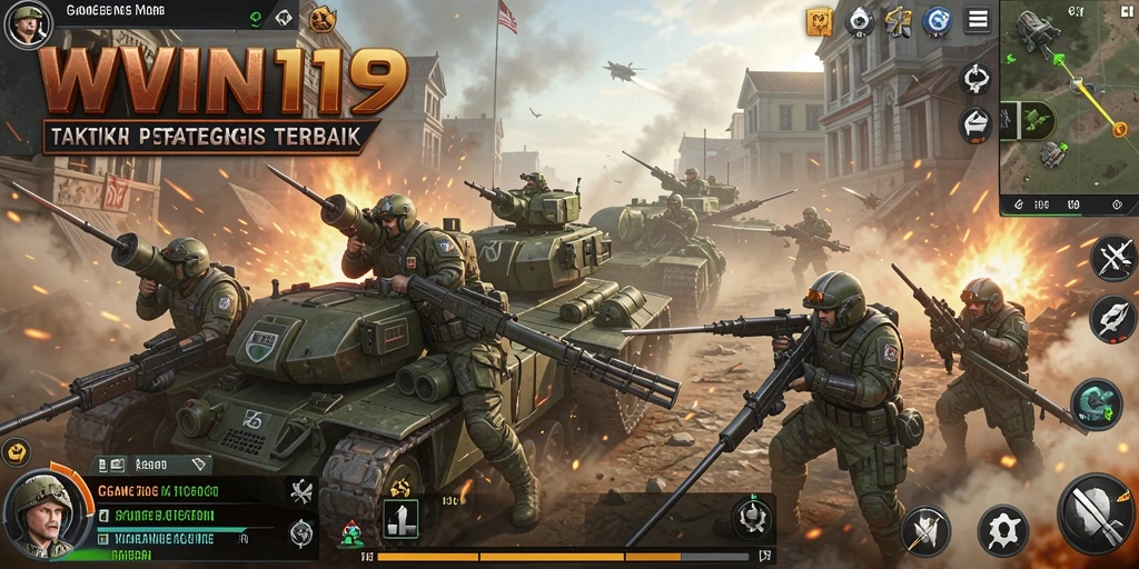 Gameplay mendebarkan dan aksi taktis dalam WIN199.