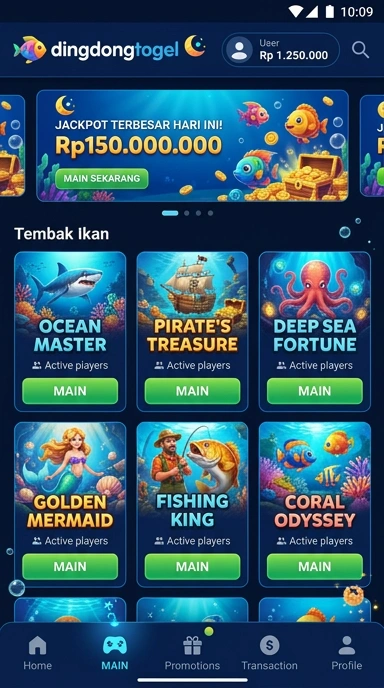 Tampilan antarmuka dingdongtogel yang menarik saat penggunaannya.